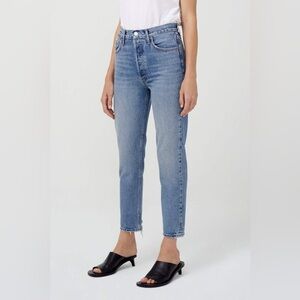 *SOLD* AGOLDE Riley High Rise Crop Endless Jeans- Size 28